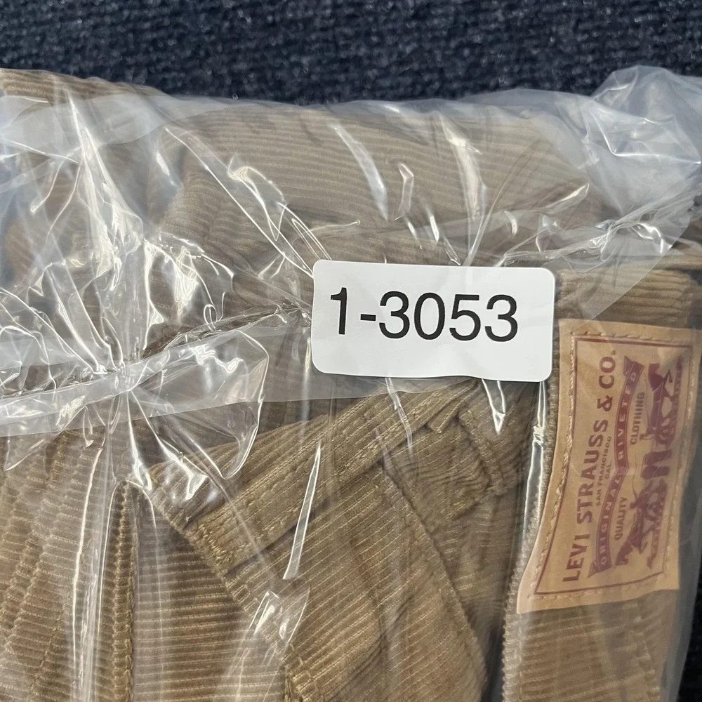 Levis 94 Baggy Pants‎ Mens 32x30 Brown Corduroy Relaxed Straight Leg Casual